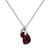 Aura Garnet Rose Cut Necklace