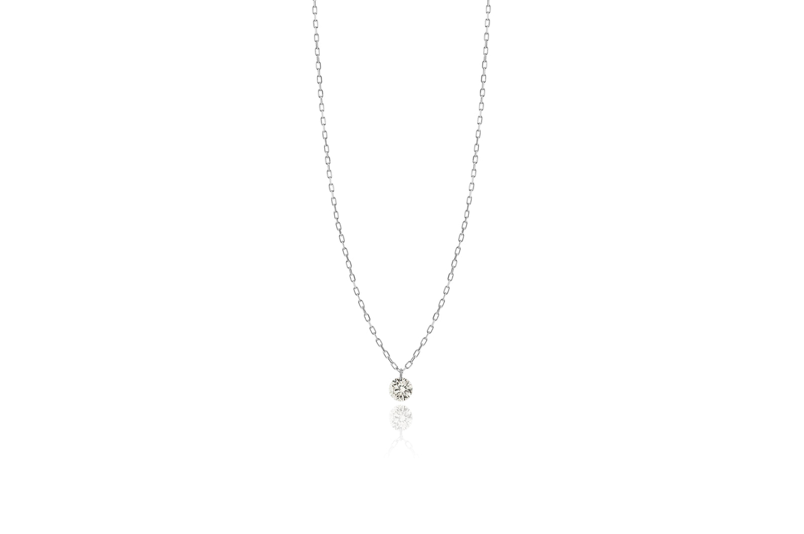 Lustre 18ct Yellow Gold Drilled Brilliant 0.30ct Diamond Pendant