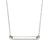 Sterling Silver Bar Necklace