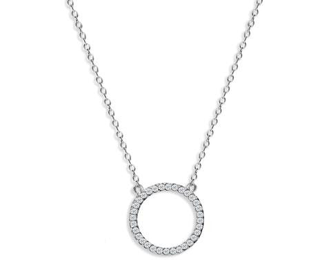 Sterling Silver Circle Of Life Necklace