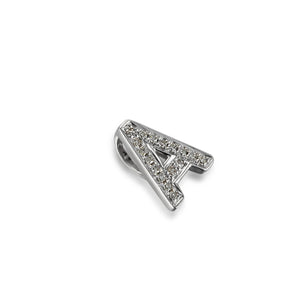 Pave Diamond Letter A Pendant