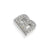 Diamond B Initial Necklace, 9ct Gold