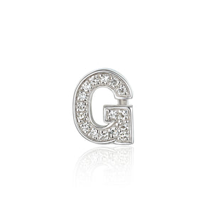 Pave Diamond Letter G Pendant