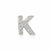 Diamond K Initial Necklace, 9ct Gold