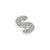 Pave Diamond Letter S Pendant