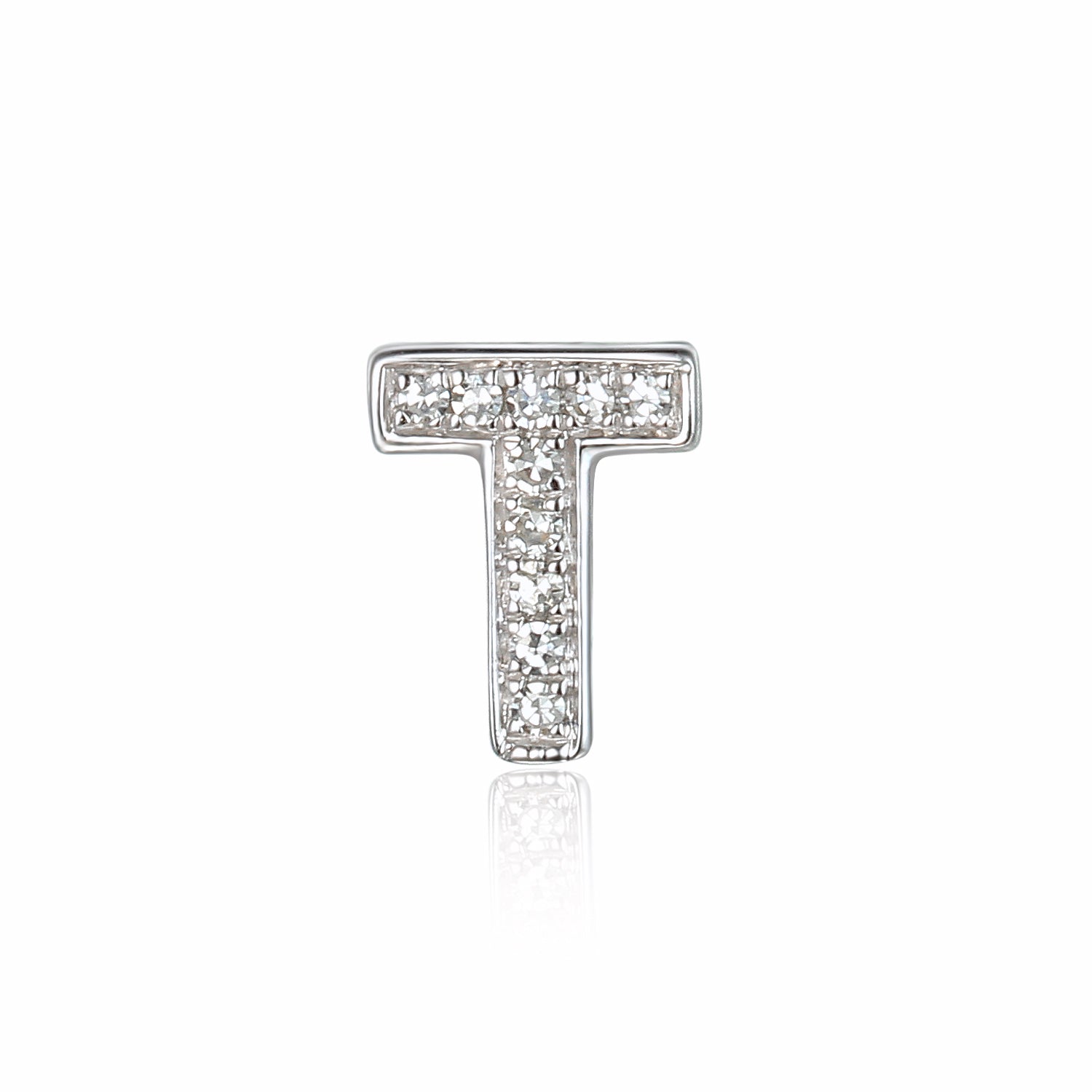 Diamond letter t sales