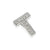 Diamond T Initial Necklace, 9ct Gold