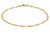 Gold Figaro Bracelet Chain