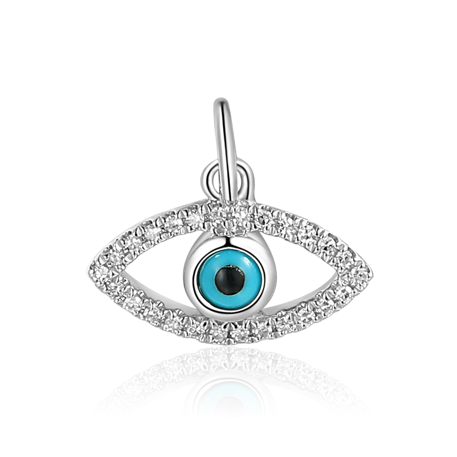 Diamond Evil Eye Charm