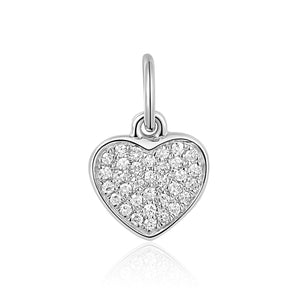 Diamond Heart Charm