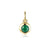 Emerald Rubover Birthstone Bubble Charm