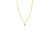 Marquise Lustre 18ct Yellow Gold Drilled 0.18ct Diamond Pendant
