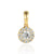 Diamond Cluster Necklace, April Birthstone