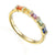 Multi Sapphire & Diamond Baguette Eternity Ring