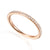 9ct White Gold Fine Diamond Domed Full Eternity Band