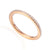 9ct Rose Gold Fine Diamond Domed Full Eternity Band