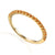 Citrine Yellow Gold Eternity Ring