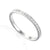 9ct White Gold Fine Diamond Full Eternity Band