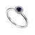 September Birthstone Sapphire Cluster 9ct Gold Ring