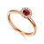 Diamond & Garnet Ring, January Birthstone