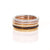 9ct Rose Gold Fine Diamond Domed Full Eternity Band