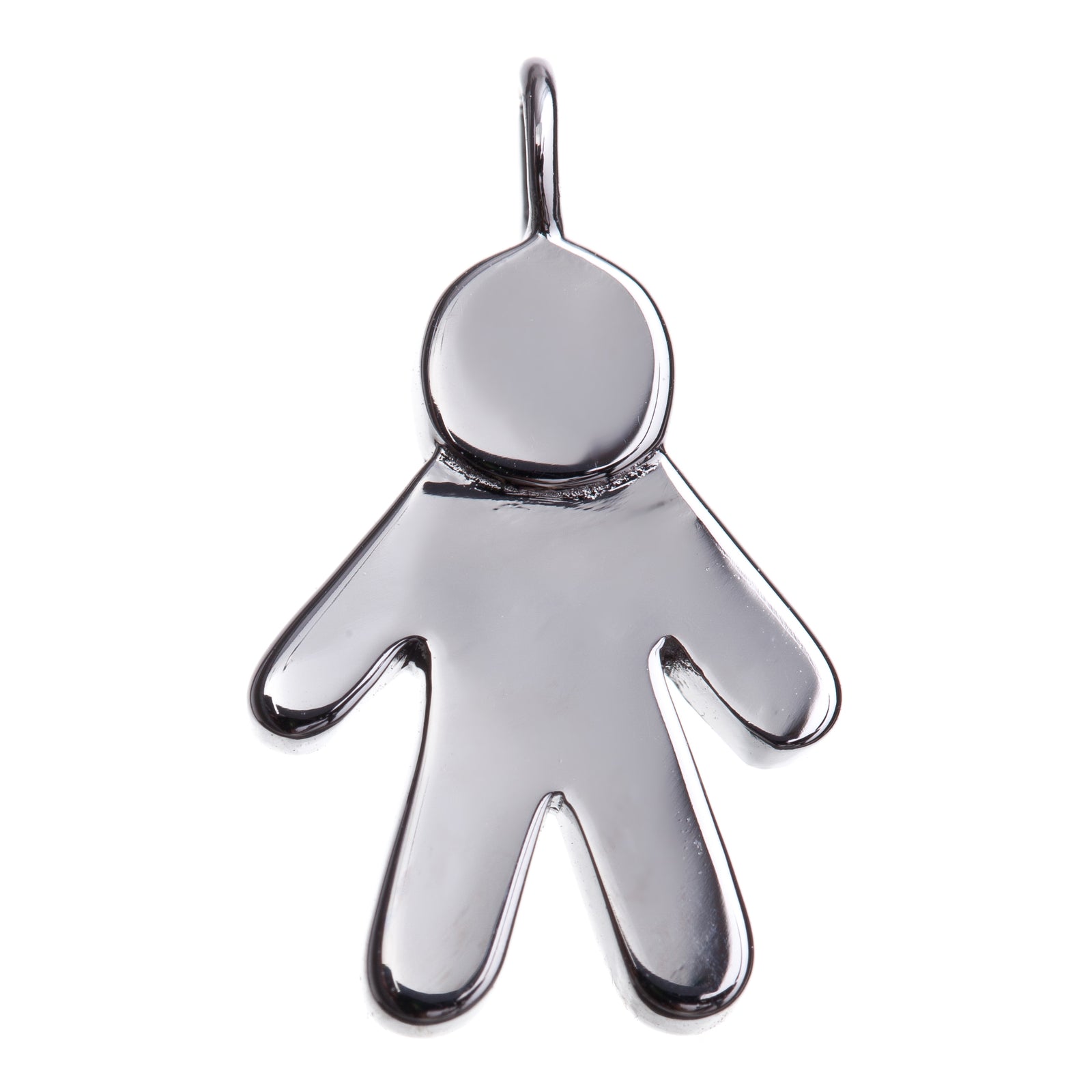 9ct Gold Plain Boy Pendant Charm