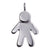 9ct Gold Plain Boy Pendant Charm