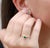 Emerald & Diamond Earrings, May Birthstone Round Cluster
