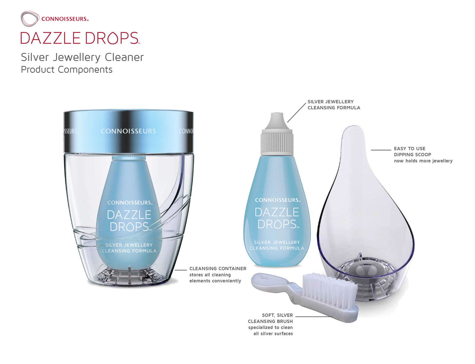 Connoisseurs Silver Dazzle Drops
