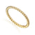 9ct Solid Yellow Gold Twist Ring