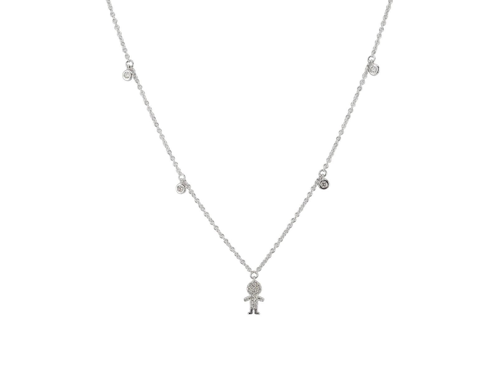 Single Pave Diamond Boy