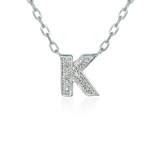 Diamond Initial K Necklace